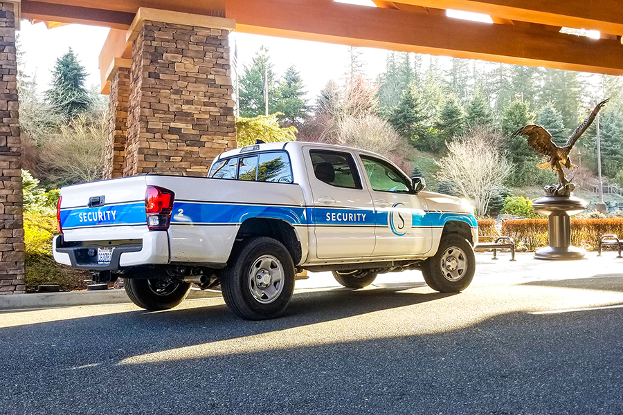 Snoqualmie Casino Security Truck Vehicle Wrap